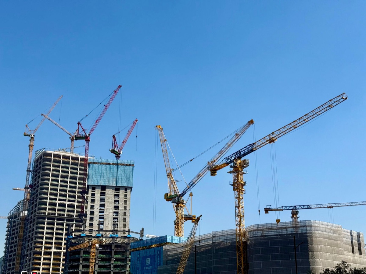 site de construção na Tailândia