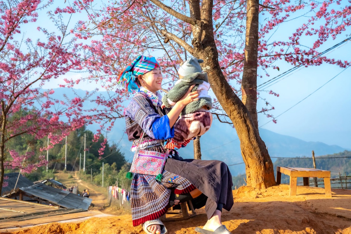 Hmong ethnic minority ritual in Thailand