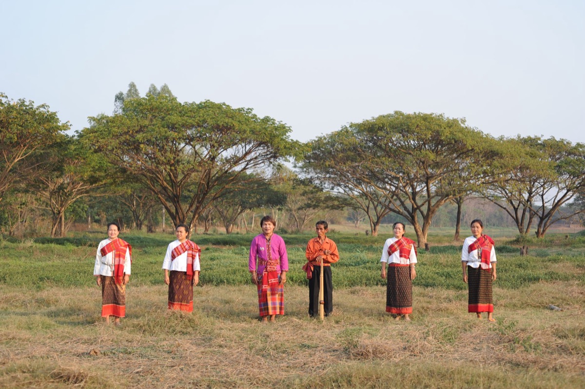 Thai ethnic minority social gathering