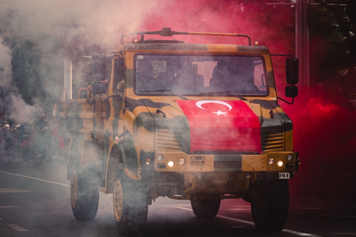 Veículo militar em Tailandia